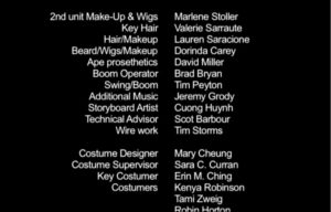 Storyboard credits - Cuong Huynh - Miss Cast Away and The Island Girls (2004)