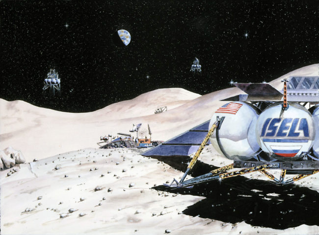 ISELA moon lander