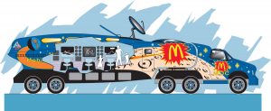 Mobile Operation Center vehicle conceptual design-cutaway
