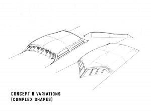 Hybrid bus rooftop concept B