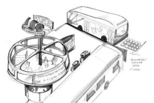 Trade show exhibit conceptual design: ISE APTA 2005-2