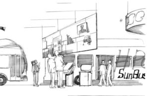 Trade show exhibit conceptual design: ISE APTA 2005-5