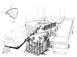 Trade show exhibit conceptual design: ISE APTA 2005-6