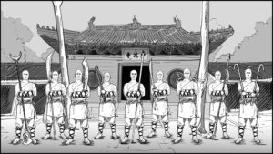 Shaolin kung fu storyboards