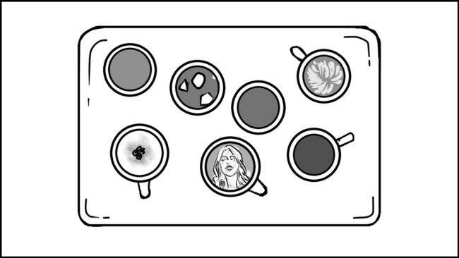 Ninja Coffee Bar 2 commercial storyboard portfolio-10B