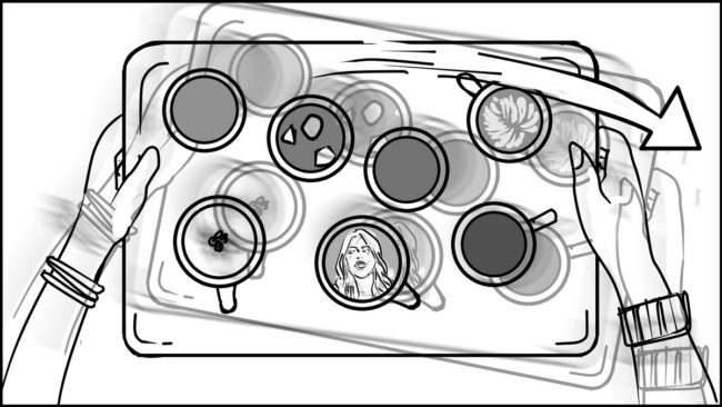 Ninja Coffee Bar 2 commercial storyboard portfolio-10C