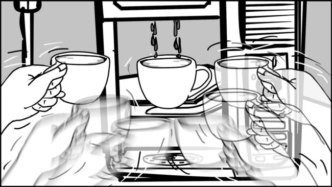 Ninja Coffee Bar 2 commercial storyboard portfolio-9G