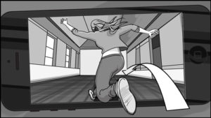 iACE dance app storyboard portfolio-featured