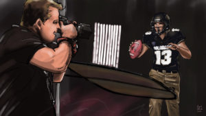Pac-12 Colorado quarterback shooting session