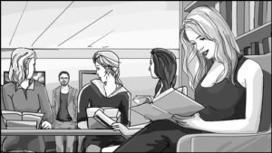 Tinder app storyboard portfolio-featured