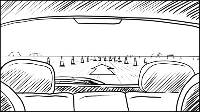 Australian Best Celebrity Driver ABCD storyboard portfolio-14B