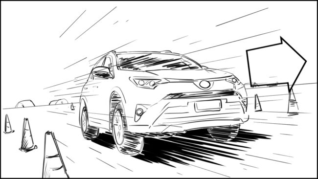 Australian Best Celebrity Driver ABCD storyboard portfolio-16