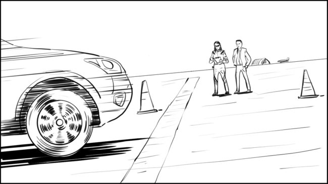 Australian Best Celebrity Driver ABCD storyboard portfolio-23A