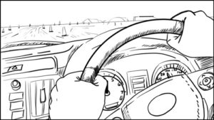 Australian Best Celebrity Driver ABCD storyboard portfolio-featured