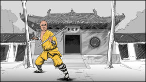 Shaolin kung fu monk-10