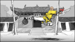 Shaolin kung fu monk-6