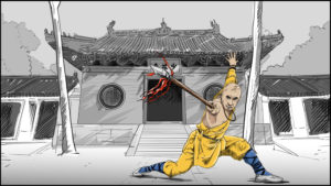 Shaolin kung fu monk-7