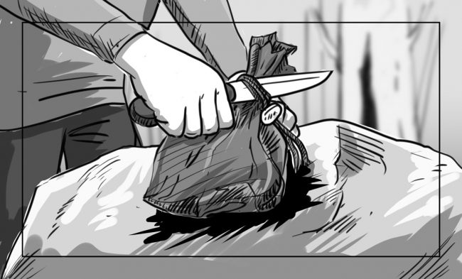 Hunger Pains storyboard portfolio-38A