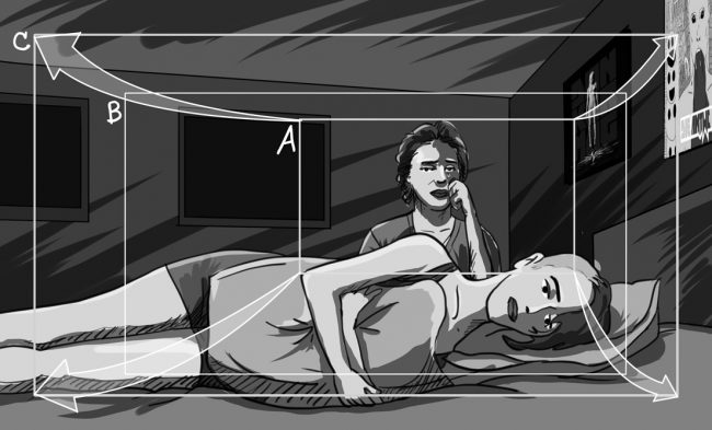 Hunger Pains storyboard portfolio-3A