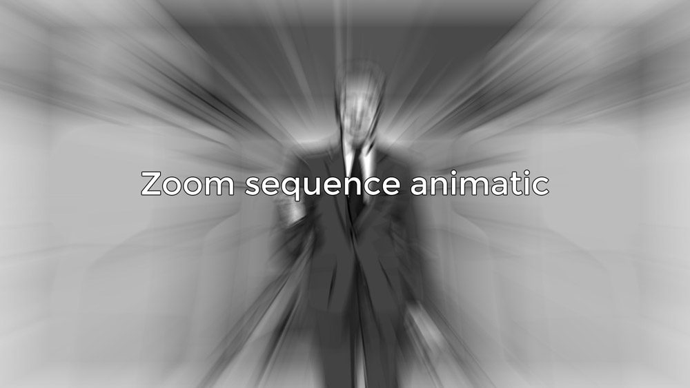 Zoom sequence animatic