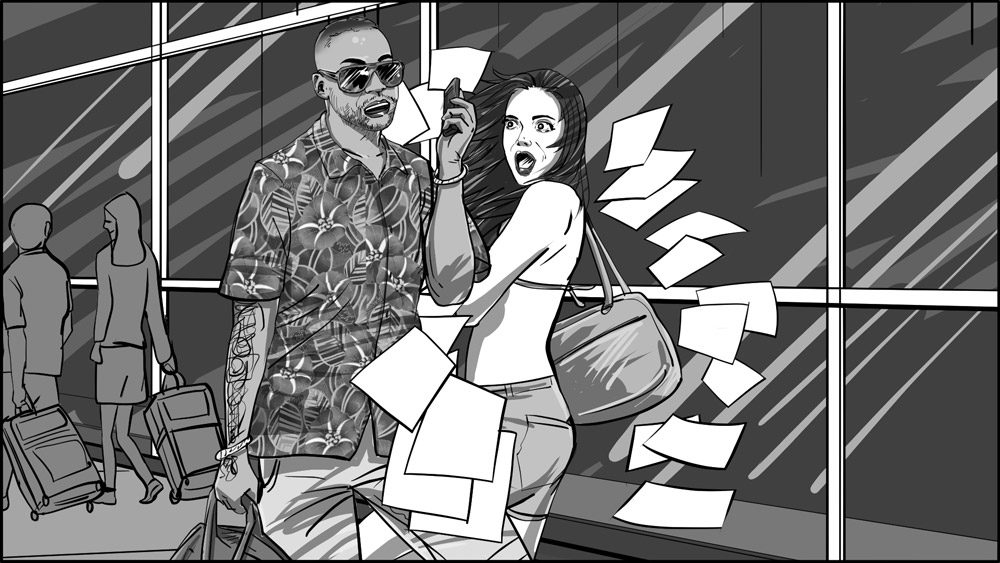 Don Omar music video storyboard portfolio-2