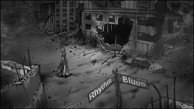 Music album promo video storyboards-2A