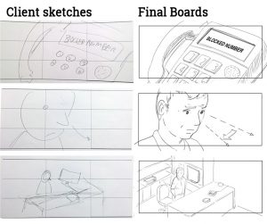 Client-to-final storyboard comparison-Blessed Are The Meek-2.4-2.5-2.7