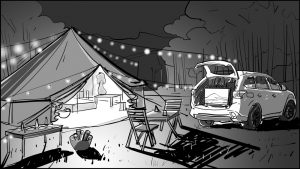 Mitsubishi Outlander PHEV Glamping-Scene-4-Board-1