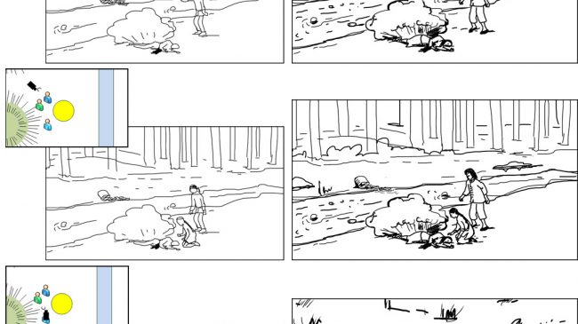 Scene schematic to final storyboards-Cut Jasmine-Scene 4B-4C