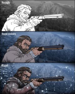 Lefty with Winchester rifle