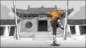 Shaolin kung fu monk-11