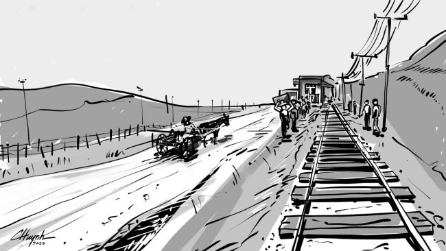 Warmup sketch1 Old Rail Station