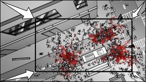 Storyboarding A Street Battle Scene - Episode 02 - Frame 23A