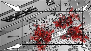 Storyboarding A Street Battle Scene - Episode 02 - Frame 23C
