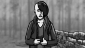 ⁣Shot 26C Animatic: Rack Focus As Sam Walking And Texting
